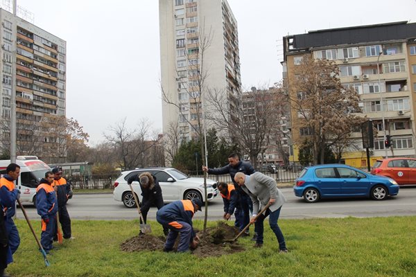 Всички участваха с голям ентусиазъм в акцията.