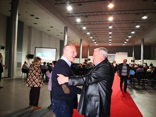 Социалист приветства Сергей Станишев на областното съвещание в Пловдив