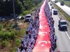 Турската опозиция завършва протестния си 400 км. поход в Истанбул (Видео и снимки)