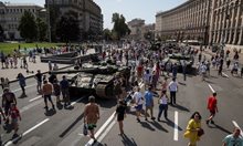 Киев организира изложба с пленени руски танкове