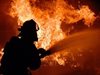 Пожар от запалени гуми се разрази в района на Белослав