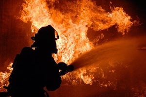 Голям пожар в района на Белослав