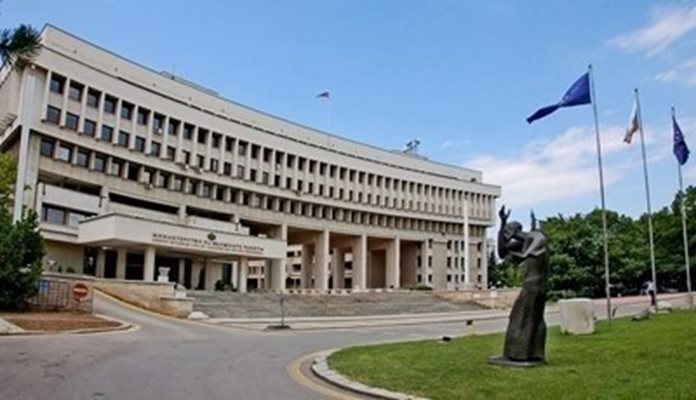 Сградата на МВнР в София. СНИМКА: Архив