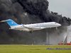 Огромен пожар спря полетите на летището в Женева (Видео)