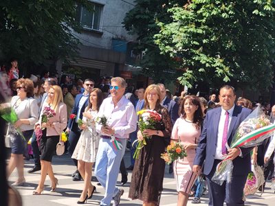 Тодор Попов и Екатерина Захариева бяха сред шистващите в Пазарджик СНИМКА: Авторката