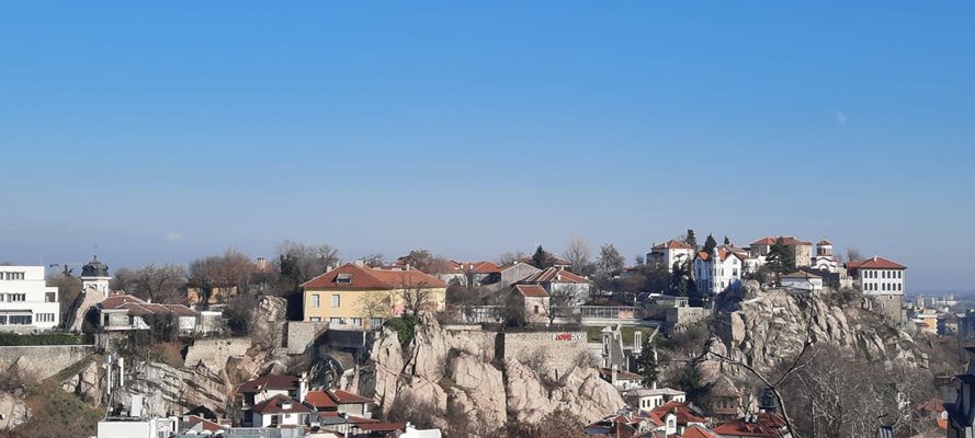 Стария  Пловдив през януари ни показва Стойна Манева.