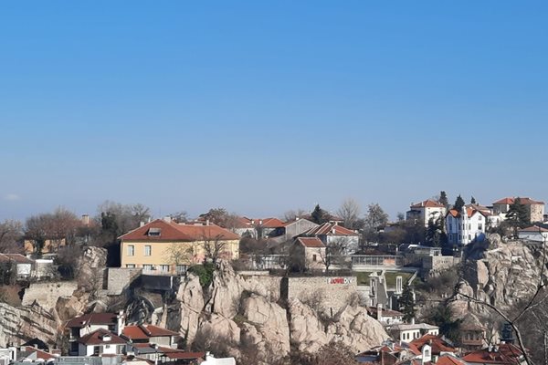 Стария  Пловдив през януари ни показва Стойна Манева.