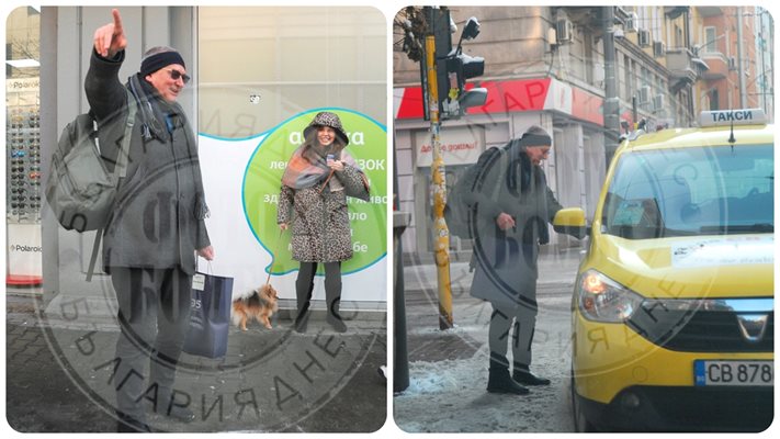 (СНИМКИ) Георги Господинов се спасява, БЯГА от фенове с такси