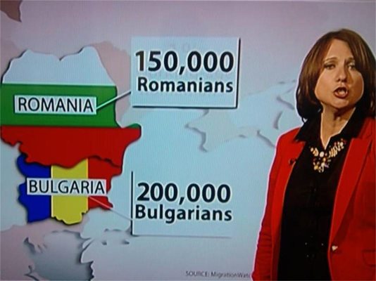 Би Би Си размени знамената на България и Румъния (видео)