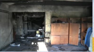 Така изглежда училището след пожара
Кадър: БНТ