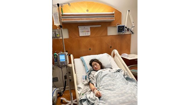 Снимка на Мая Шибутани след операцията се появи в социалните мрежи.