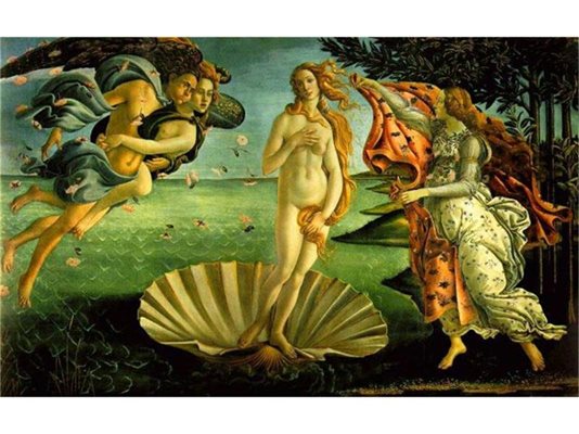 Картината на Ботичели “Раждането на Венера” от 1480 г. показва как богинята излиза от морето върху черупка от стрида.
СНИМКИ: АРХИВ
