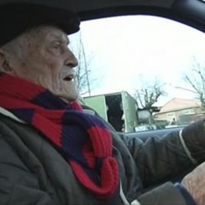 103-годишният Джузепе  Предиери няма допуснато пътно нарушение.