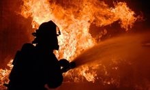 Пожар във фабрика за пелети в казанлъшкото село Дунавци