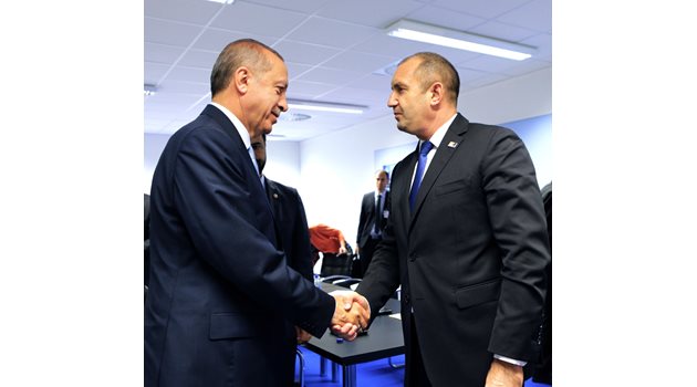 Ердоган и Румен Радев СНИМКИ: Прессекретариат на президента