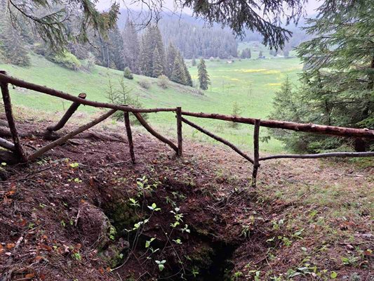 Пътеката води и до Роженските поляни.