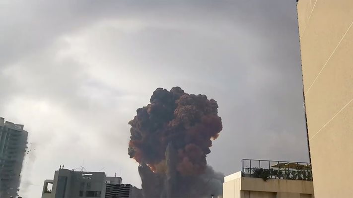 Eксплозията в Бейрут СНИМКА: РОЙТЕРС