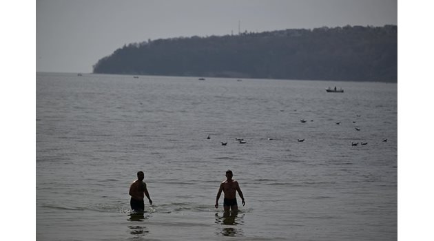 Температурата на морската вода е 9°-10°