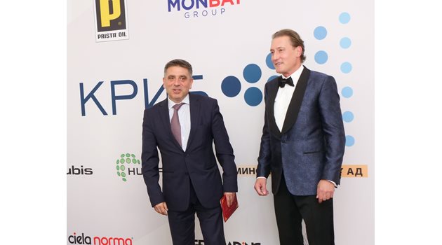 Правосъдният министър Данаил Кирилов и Кирил Домусчиев