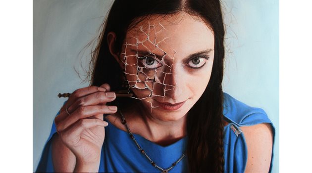 "Портрет на Лу" - картина на Таня Атанасова.