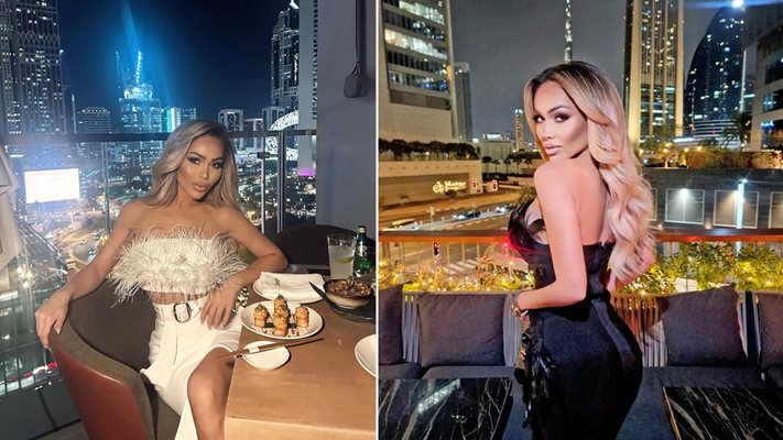 Нора Недкова се щрака сред лукс в Дубай за НГ