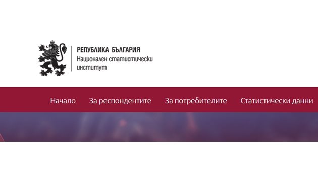 Кадър: Официален сайт на Националния статистически институт