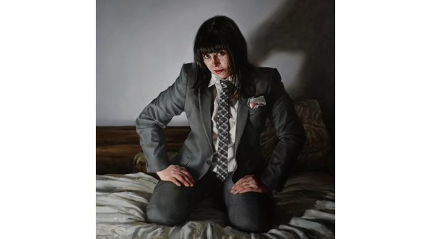 Портрет на Таня Атанасова от художника Алесандро Томасети също вече е част от лунната галерия. СНИМКА: ЛИЧЕН АРХИВ