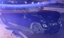 Бивол помля автомобил на „Околовръстното“ в София