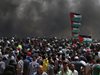 Палестинец издъхна при сблъсъци в Газа преди откриването на US посолството в Ерусалим