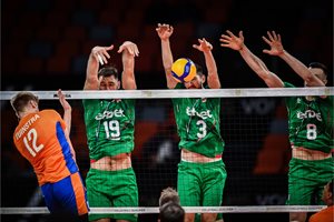 България остави надеждата за Париж 2024 жива с 3:0 над Нидерландия
