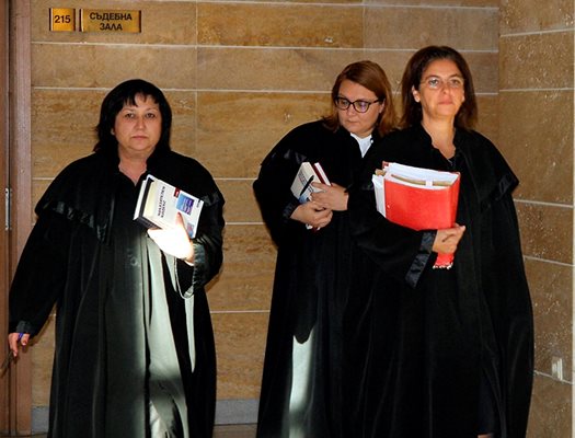 Съдиите по делото Снимка: Наташа Манева