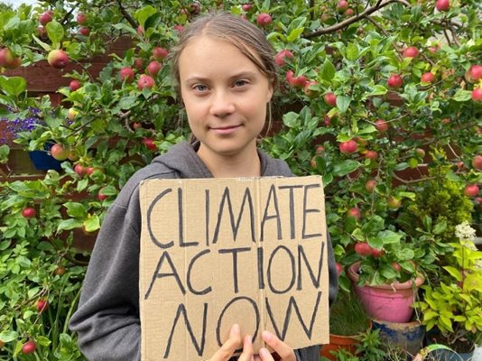 Грета Тунберг КАДЪР: Инстаграм/gretathunberg