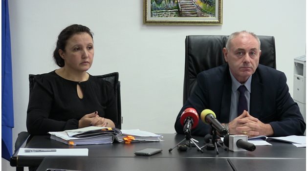 Прокурор Йорданка Чанева и и.д. окръжен прокурор на Добрич Златко Тодоров СНИМКА: Авторката