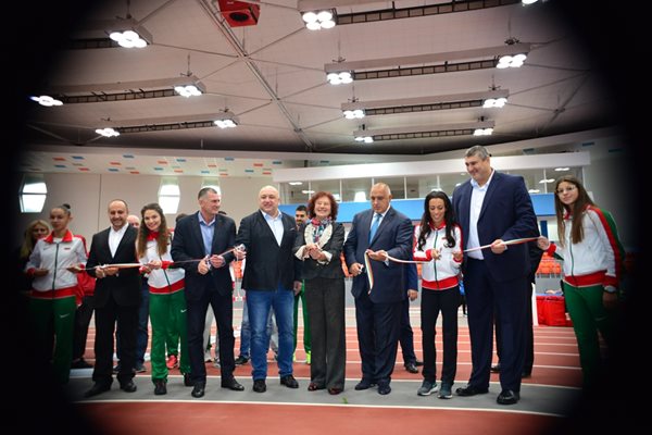 Откриването на изцяло обноявната от държавата зала "Фестивална", която вече се нарича "Асикс Арена" СНИМКИ: Йордан Симеонов