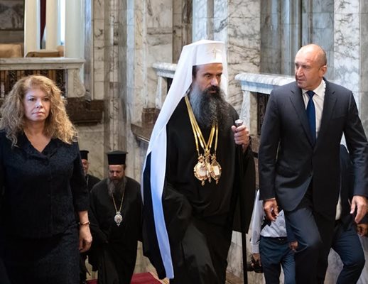 Държавната глава Румен Радев се срещна с патриарх Даниил Снимка: Президентски прессекретариат
