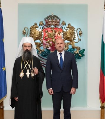 Държавната глава Румен Радев се срещна с патриарх Даниил Снимка: Президентски прессекретариат