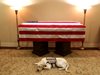 Лабрадорът Съли легна до ковчега на Буш-старши, изпраща го в последния му път