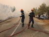 Още бушуват пожари в Североизточна Гърция