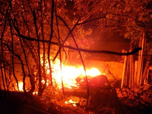 Горски пожар на остров Тасос наложи евакуацията