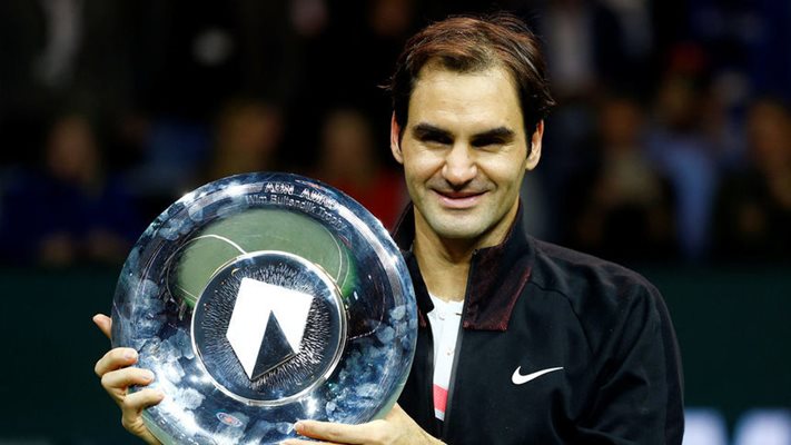 Федерер завоюва 97-а индивидуална титла в 146-ия си финал в турнирите на АТП