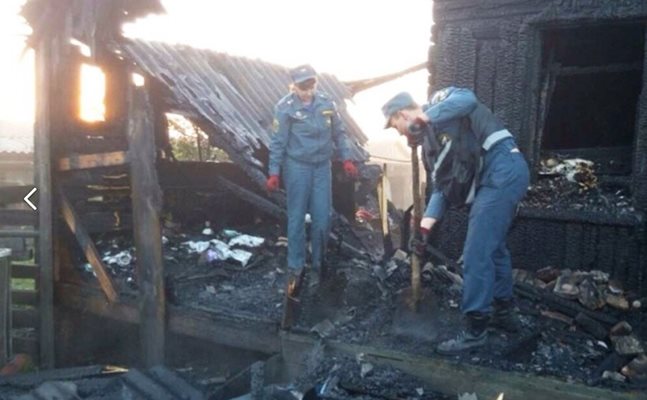 4 деца са загинали при пожар в Русия СНИМКА: Вконтате/NamTV