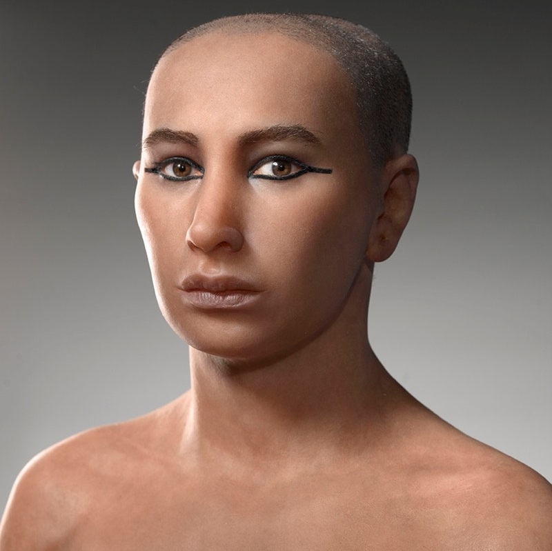 Антрополог реконструира главата на Тутанкамон