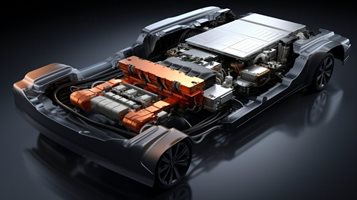 Батерията на електрическата кола тежи около половин тон, в нея има 80 кг желязо и по 30 кг графит и никел