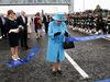 Елизабет II откри най-високия мост във Великобритания на стойност 1,35 милиарда  лири (Снимки)