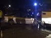 "Мерцедес" удари автобус 260 в София (видео)