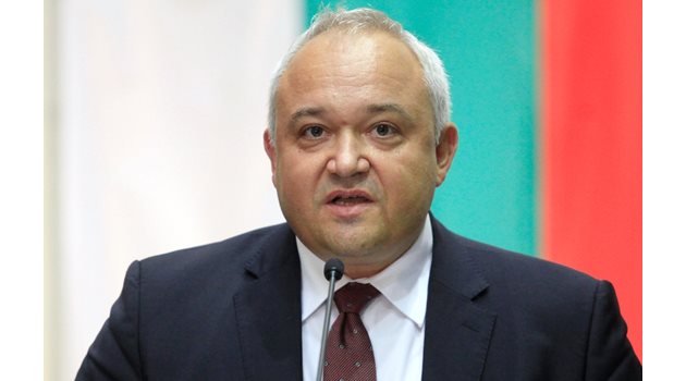 Министърът на вътрешните работи Иван Демерджиев
. СНИМКА: Велислав Николов
