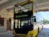 Двуетажен автобус заседна в гараж "Малашевци" в София