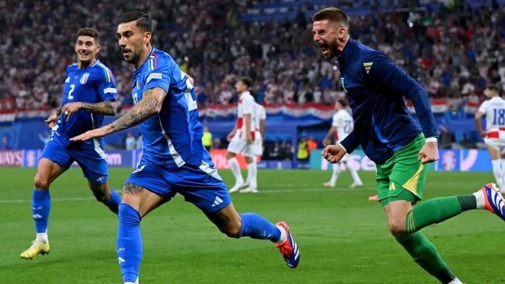 Италия стигна до осминафиналите с гол в последната секунда срещу Хърватия
СНИМКА: ©UEFA 2024