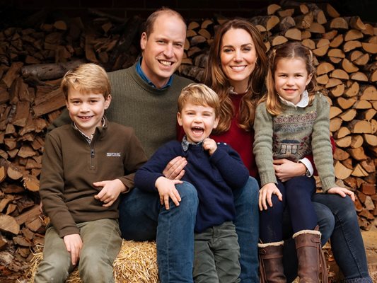 Принц Уилям, Кейт и трите им деца тозин път ще празнуват Коледа сами.