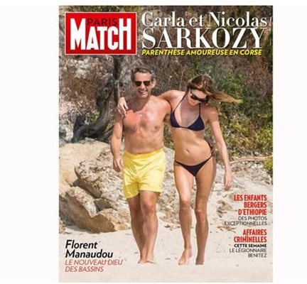 Осмяха Никола Саркози за снимка, на която изглежда по-висок от жена си
